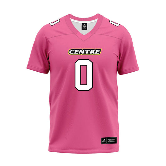 Centre College - NCAA Football : Cayden Varney - Pink Premium Football Jersey-0