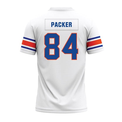 Boise State - NCAA Football : Gavin Packer - White Premium Football Jersey-1