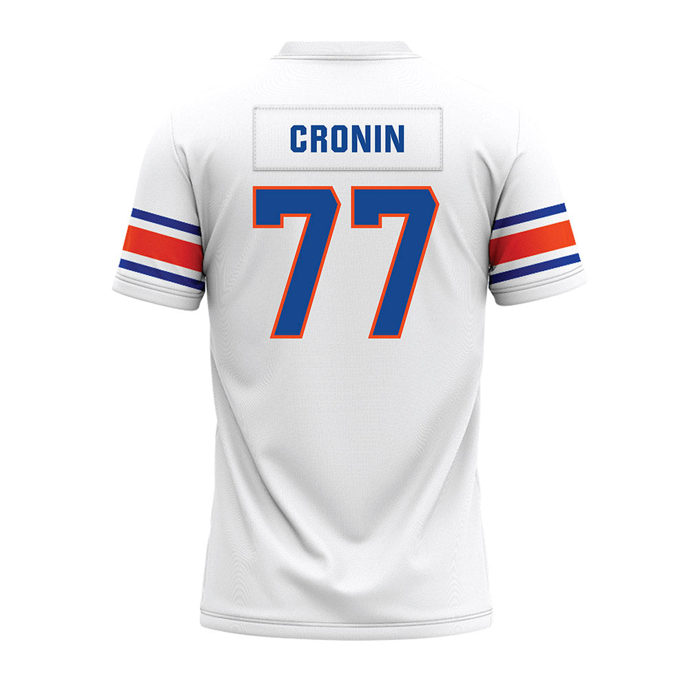 Boise State - NCAA Football : Kole Cronin - White Premium Football Jersey-1