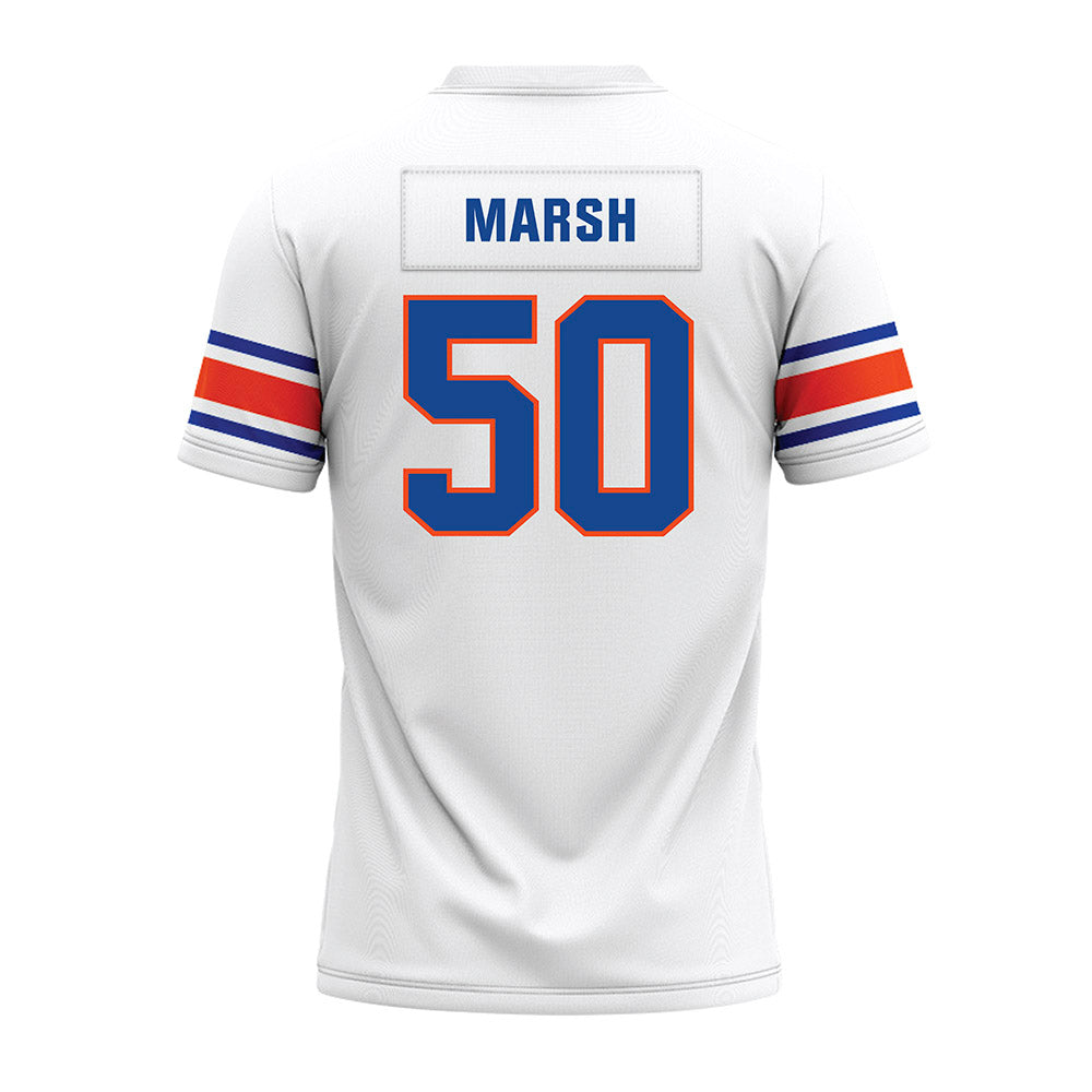 Boise State - NCAA Football : Joseph Marsh - White Premium Football Jersey