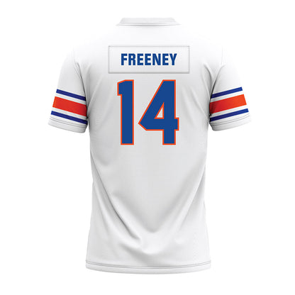 Boise State - NCAA Football : Demetrius Freeney - White Premium Football Jersey-1