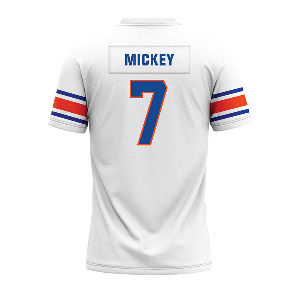 Boise State - NCAA Football : Jaden Mickey - White Premium Football Jersey-1