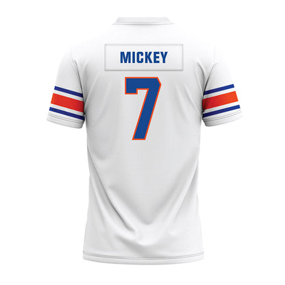Boise State - NCAA Football : Jaden Mickey - White Premium Football Jersey-1
