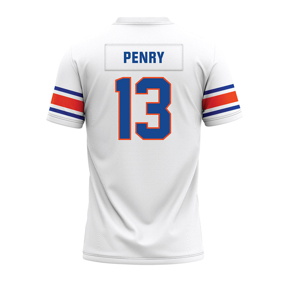 Boise State - NCAA Football : Chase Penry - White Premium Football Jersey