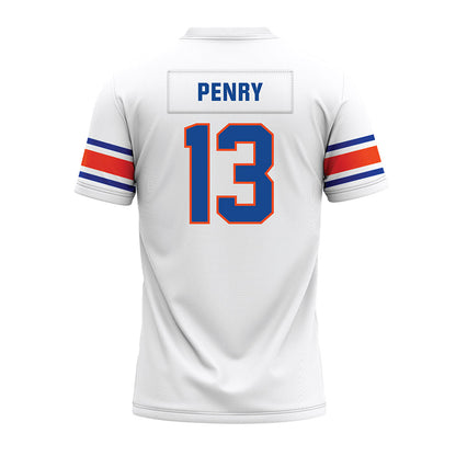 Boise State - NCAA Football : Chase Penry - White Premium Football Jersey