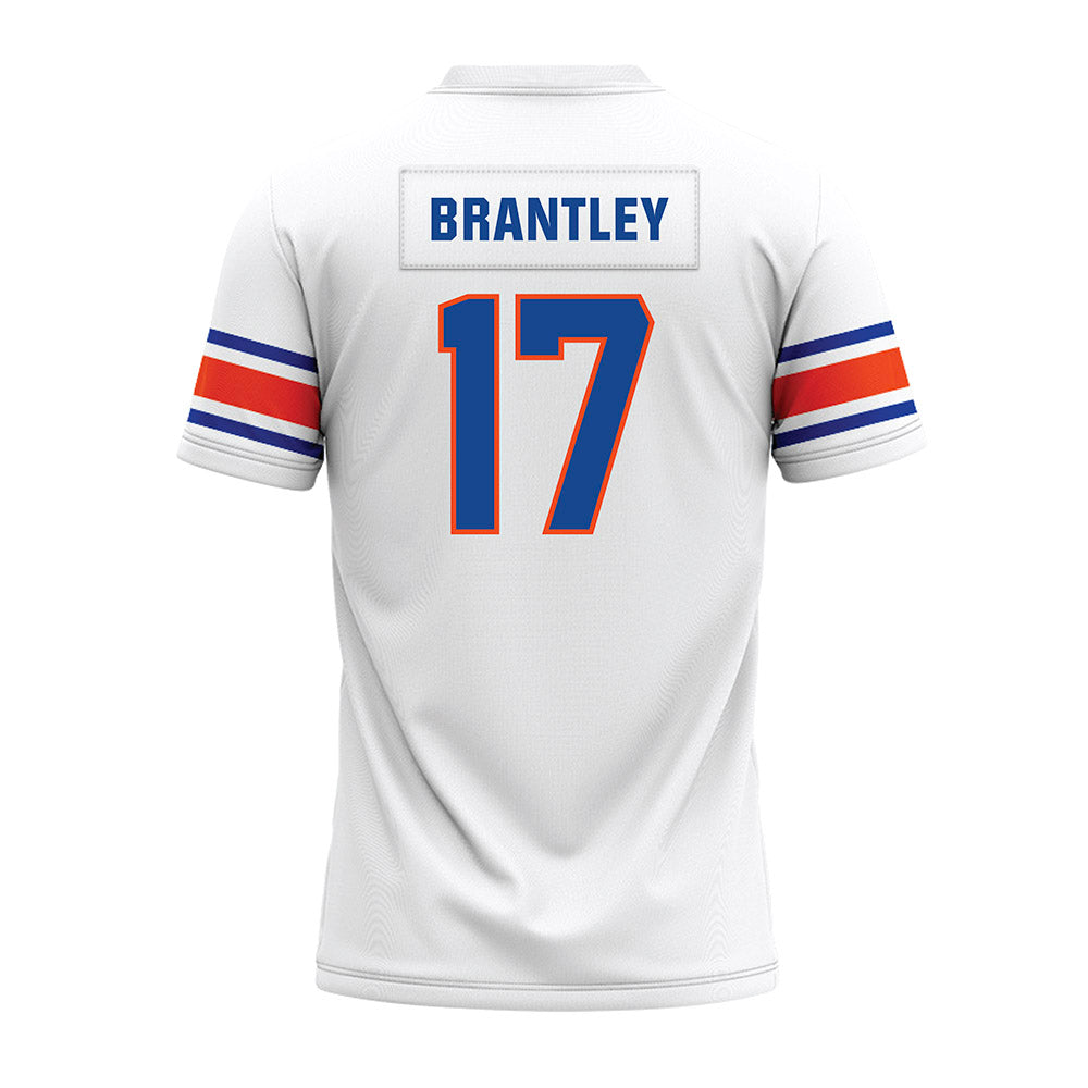 Boise State - NCAA Football : Logan Brantley - White Premium Football Jersey-1