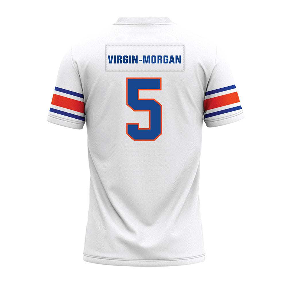 Boise State - NCAA Football : Jayden Virgin-Morgan - White Premium Football Jersey-1