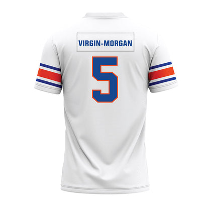 Boise State - NCAA Football : Jayden Virgin-Morgan - White Premium Football Jersey-1