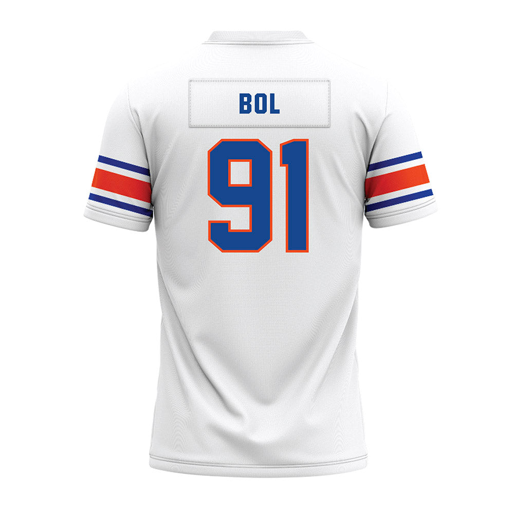 Boise State - NCAA Football : Bol Bol - White Premium Football Jersey-1