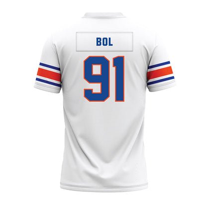 Boise State - NCAA Football : Bol Bol - White Premium Football Jersey-1