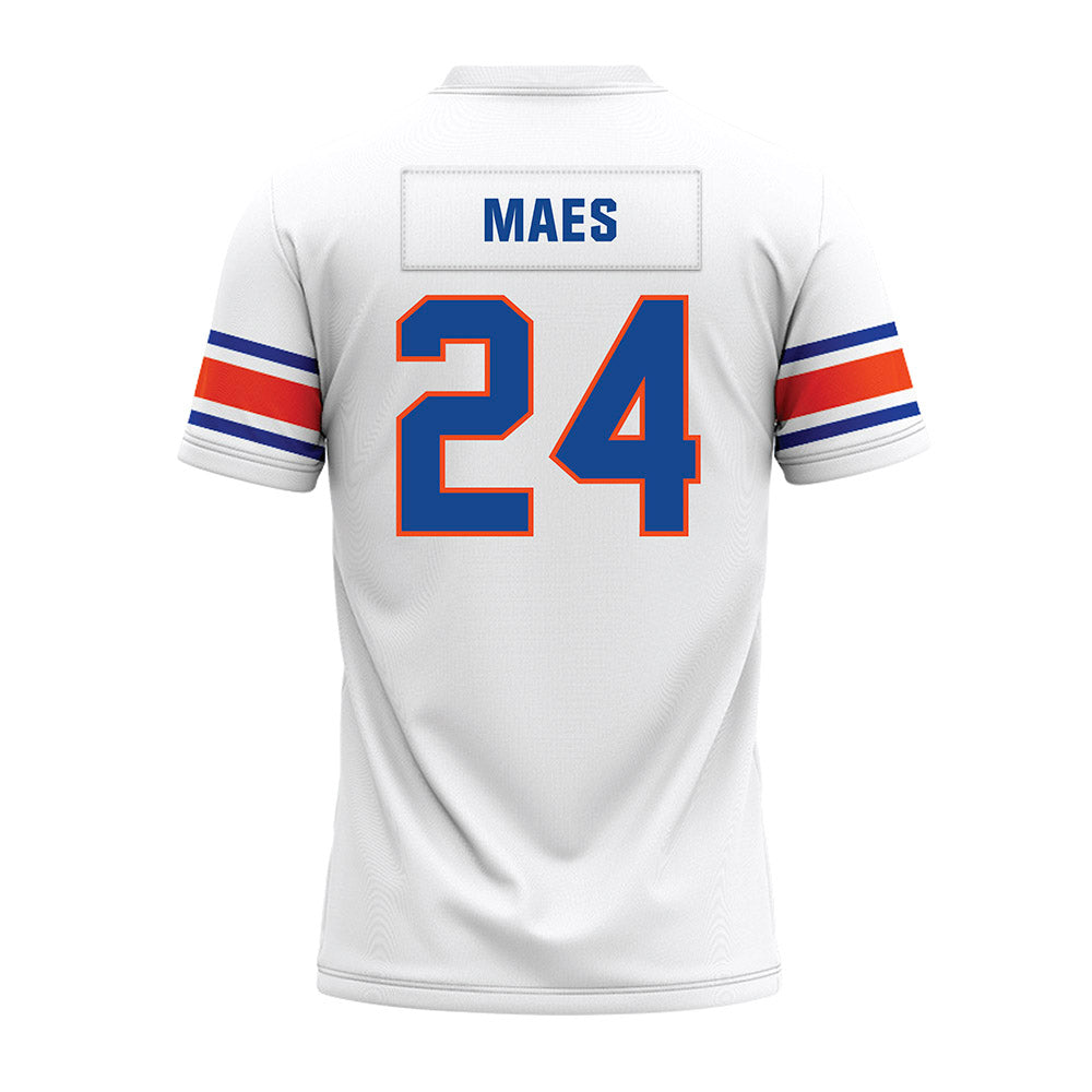 Boise State - NCAA Football : AJ Maes - White Premium Football Jersey-1