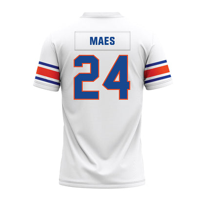 Boise State - NCAA Football : AJ Maes - White Premium Football Jersey-1
