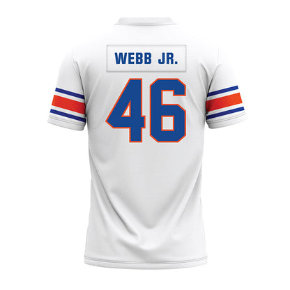 Boise State - NCAA Football : Corey Webb Jr. - White Premium Football Jersey-1