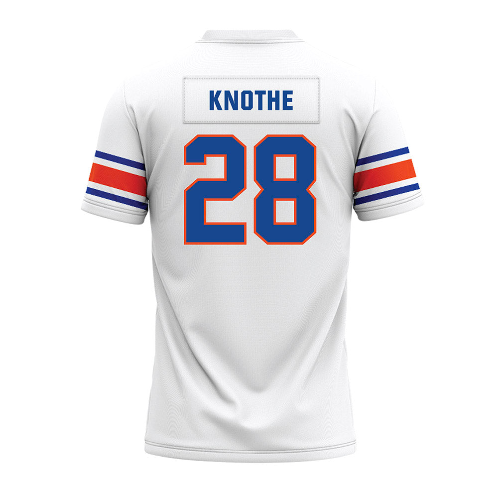 Boise State - NCAA Football : Seth Knothe - White Premium Football Jersey