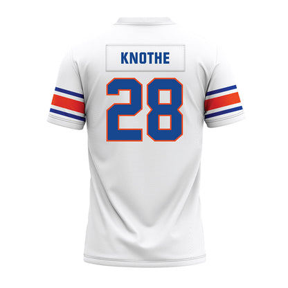 Boise State - NCAA Football : Seth Knothe - White Premium Football Jersey