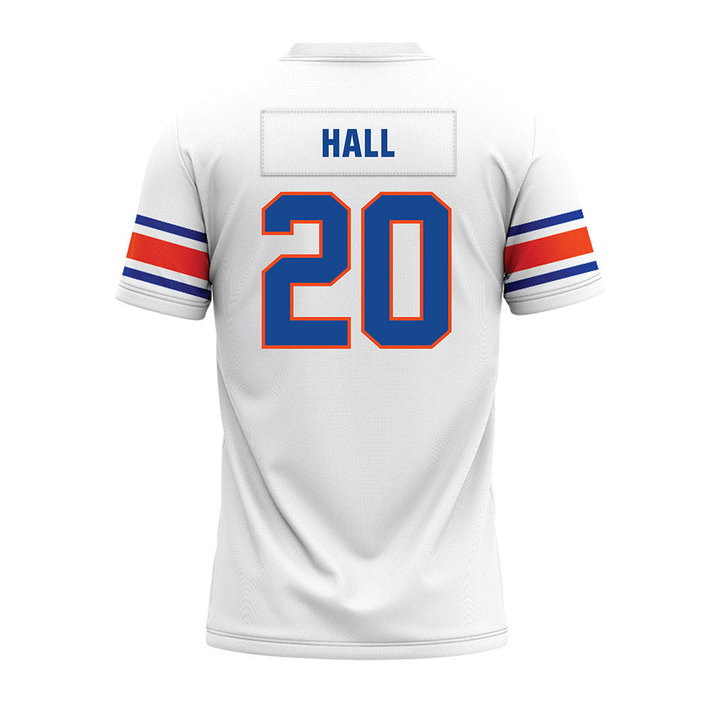 Boise State - NCAA Football : Kyle Hall - White Premium Football Jersey-1