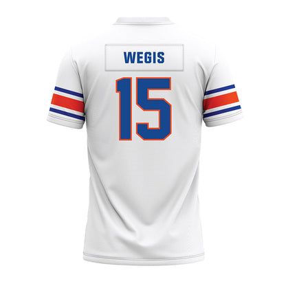 Boise State - NCAA Football : Tyler Wegis - White Premium Football Jersey
