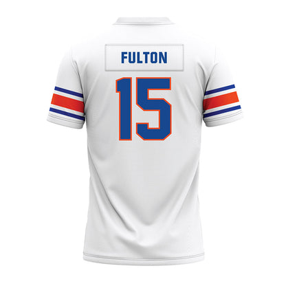 Boise State - NCAA Football : Colt Fulton - White Premium Football Jersey