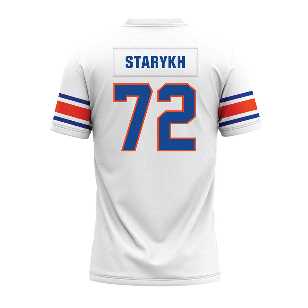 Boise State - NCAA Football : Daniil Starykh - White Premium Football Jersey-1