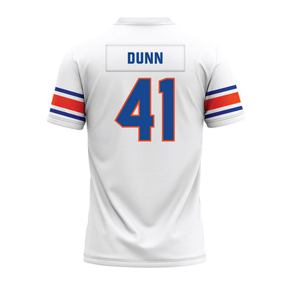 Boise State - NCAA Football : Rocky Dunn - White Premium Football Jersey-1