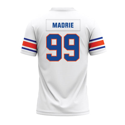 Boise State - NCAA Football : Michael Madrie - White Premium Football Jersey-1
