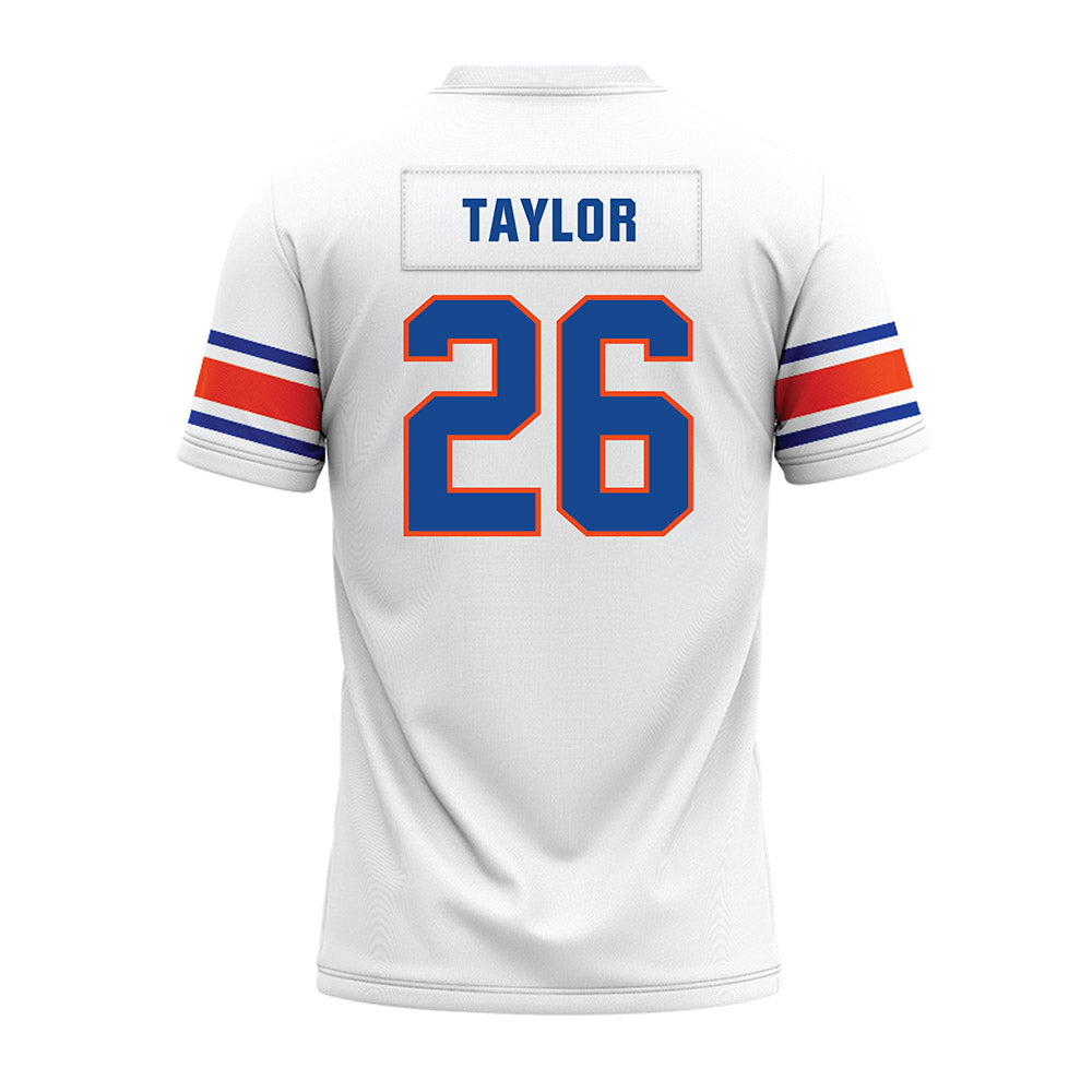 Boise State - NCAA Football : Khai Taylor - White Premium Football Jersey