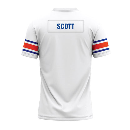 Boise State - NCAA Football : Bradan Scott - White Premium Football Jersey-1