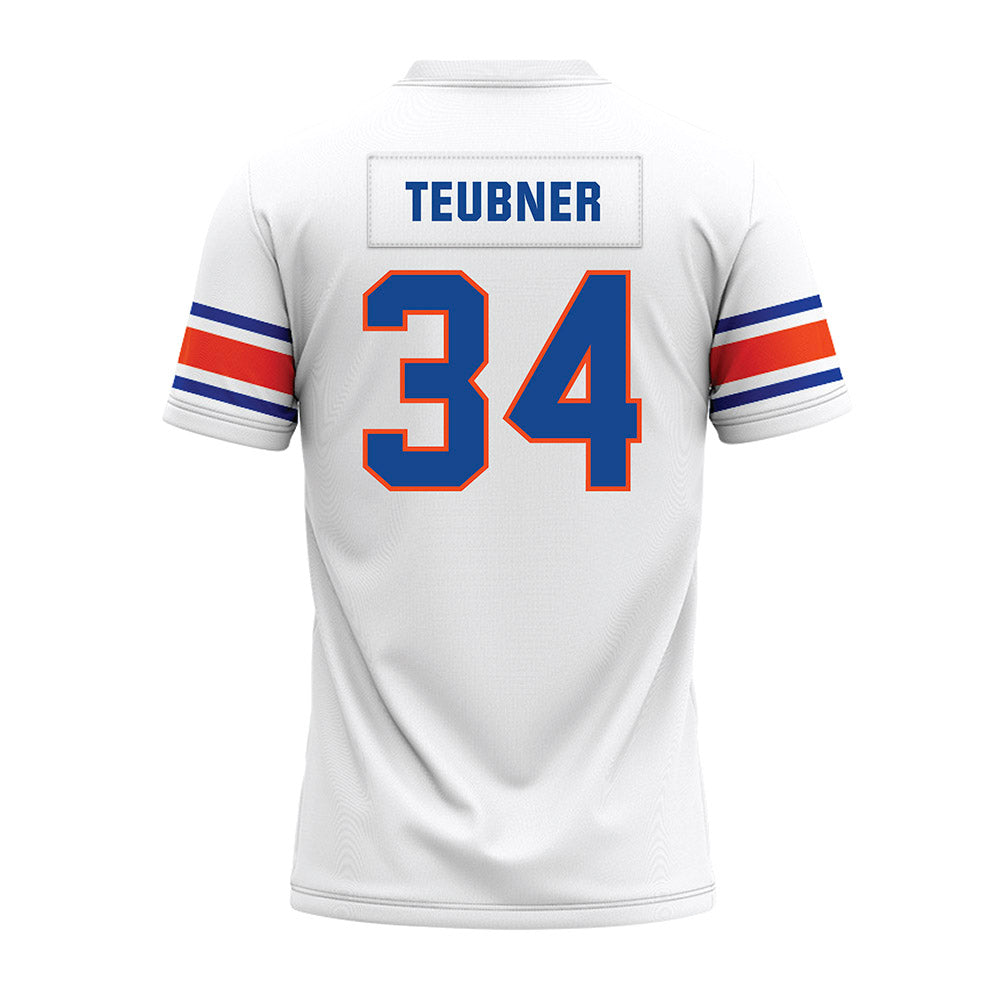 Boise State - NCAA Football : Alexander Teubner - White Premium Football Jersey