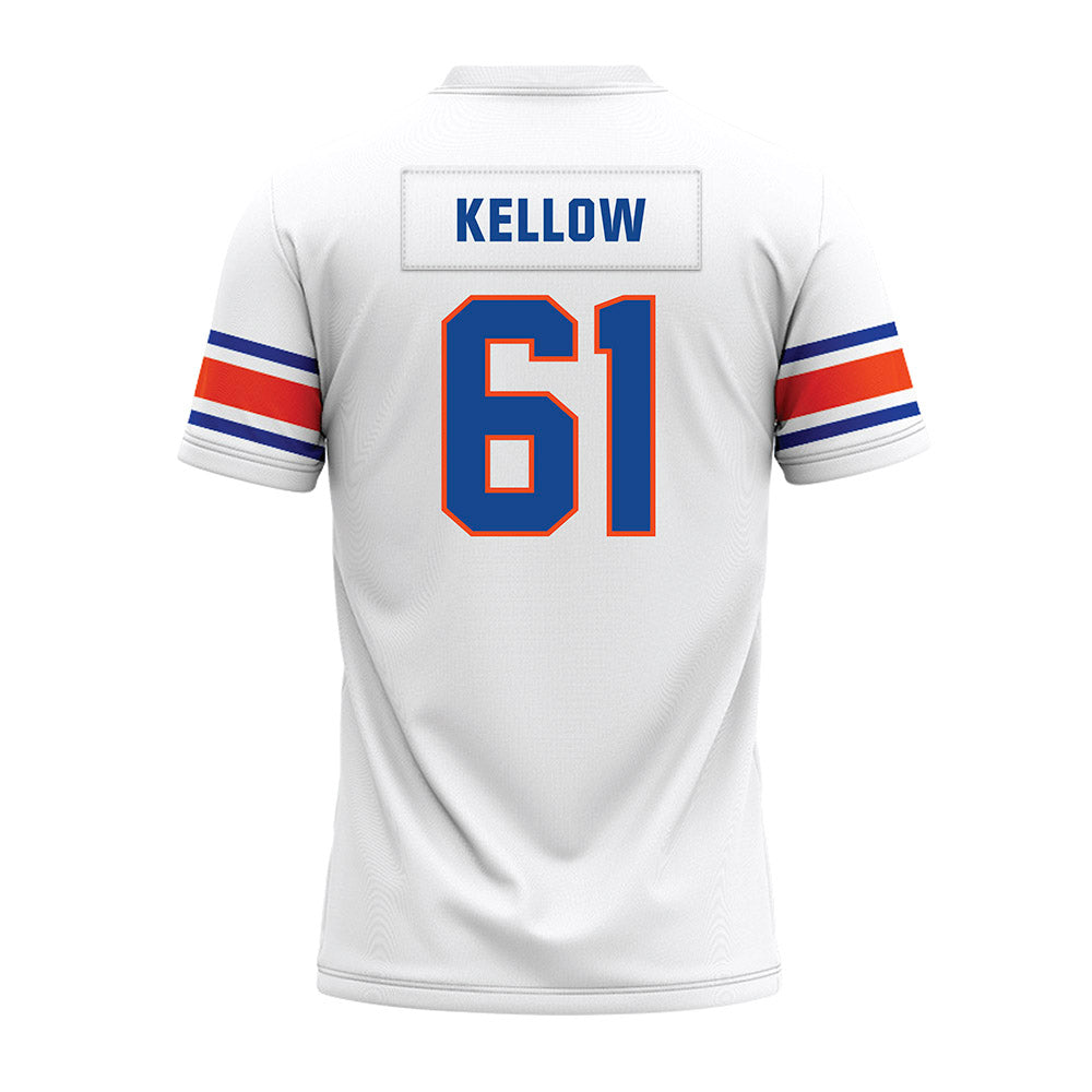 Boise State - NCAA Football : Caden Kellow - White Premium Football Jersey-1