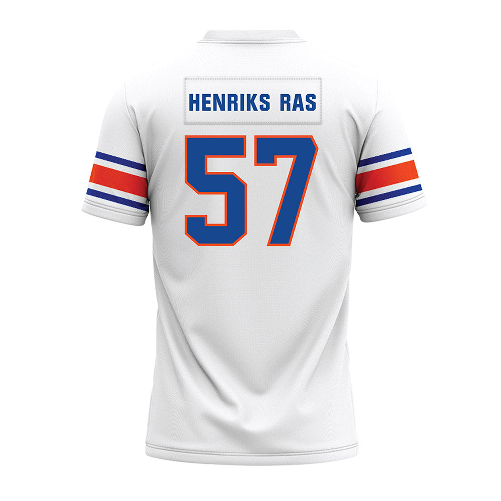 Boise State - NCAA Football : Gustaf Henriks Ras - White Premium Football Jersey-1