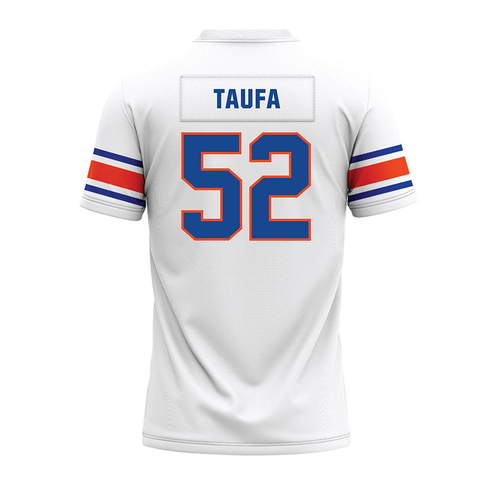 Boise State - NCAA Football : Stewart Taufa - White Premium Football Jersey-1