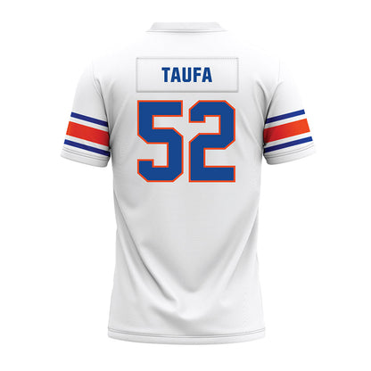 Boise State - NCAA Football : Stewart Taufa - White Premium Football Jersey-1