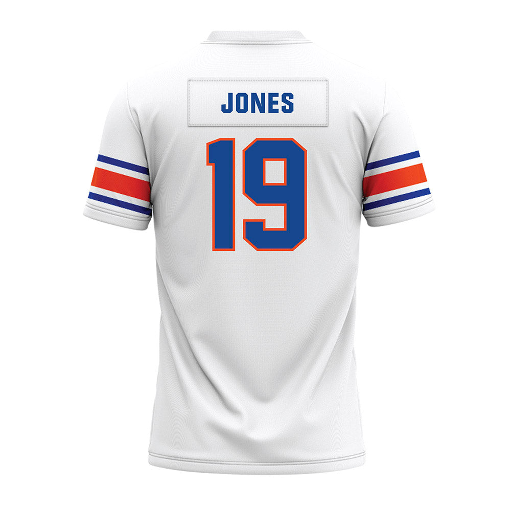 Boise State - NCAA Football : Rasean Jones - White Premium Football Jersey-1