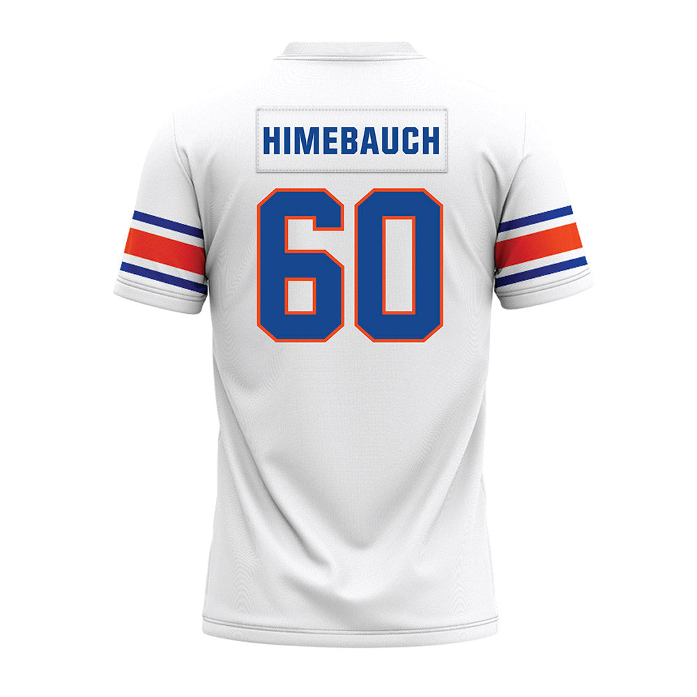 Boise State - NCAA Football : Tyler Himebauch - White Premium Football Jersey-1