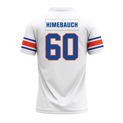 Boise State - NCAA Football : Tyler Himebauch - White Premium Football Jersey-1