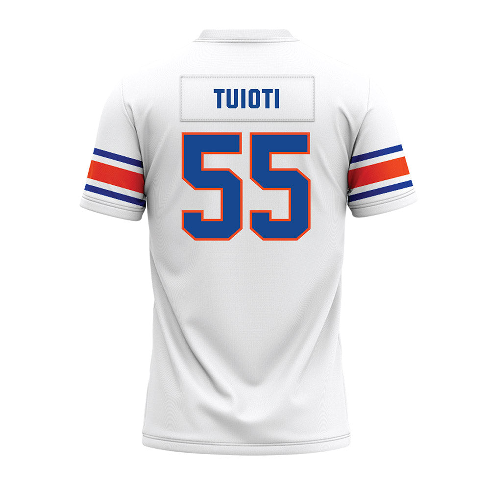 Boise State - NCAA Football : Mana Tuioti - White Premium Football Jersey-1