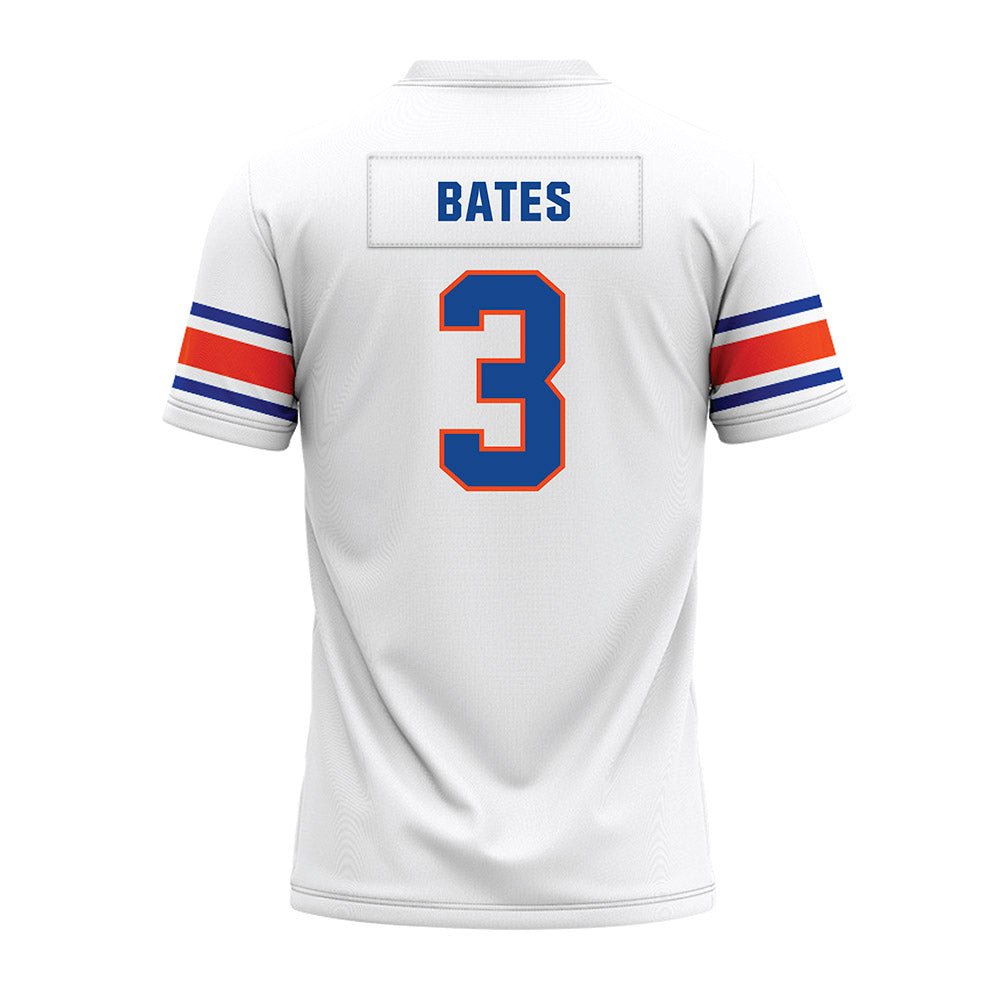 Boise State - NCAA Football : Cameron Bates - White Premium Football Jersey-1