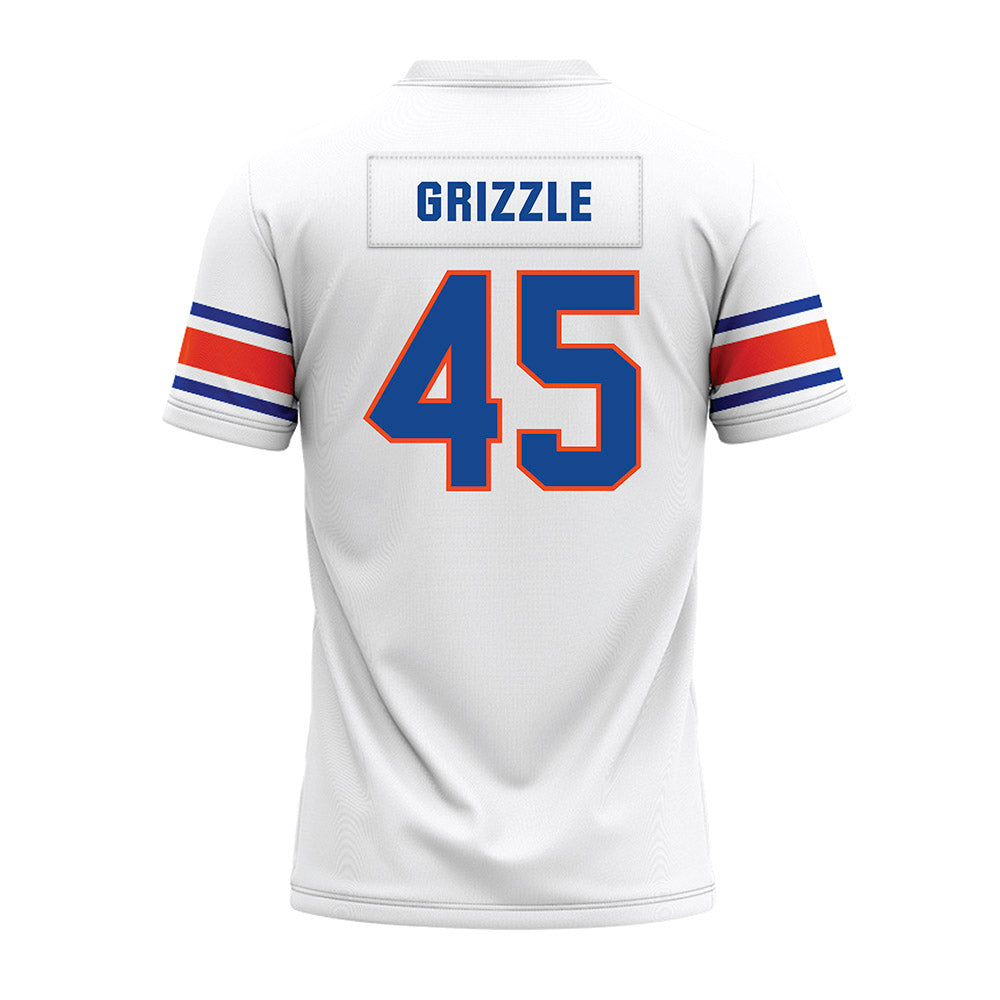 Boise State - NCAA Football : Troy Grizzle - White Premium Football Jersey