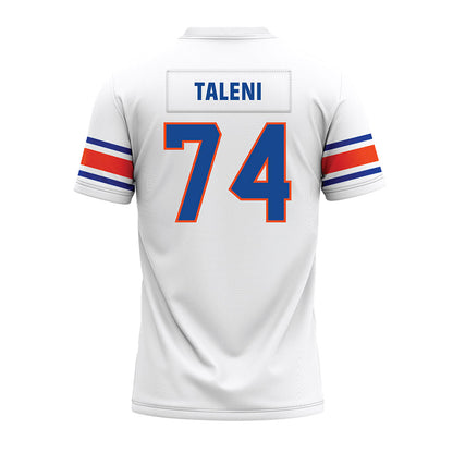 Boise State - NCAA Football : Alma Taleni - White Premium Football Jersey-1