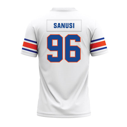 Boise State - NCAA Football : Lopez Sanusi - White Premium Football Jersey-1