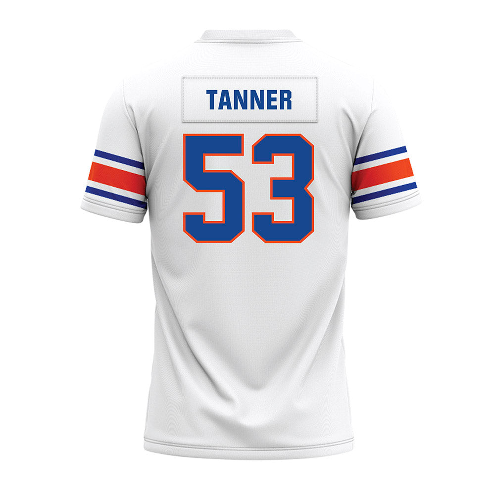 Boise State - NCAA Football : Ty Tanner - White Premium Football Jersey-1