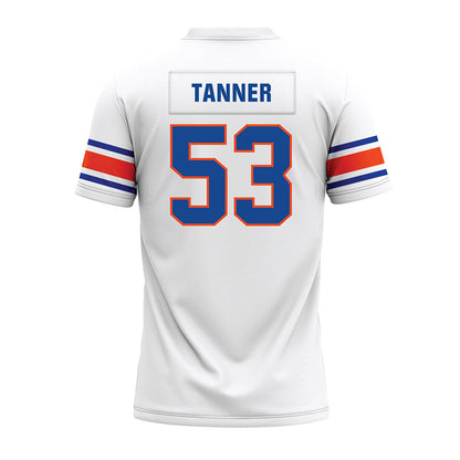 Boise State - NCAA Football : Ty Tanner - White Premium Football Jersey-1