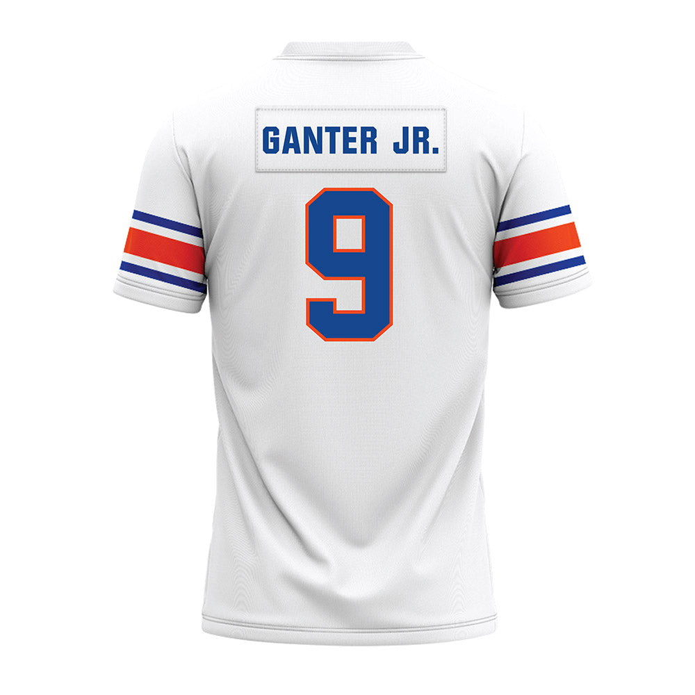 Boise State - NCAA Football : Derek Ganter Jr. - White Premium Football Jersey-1