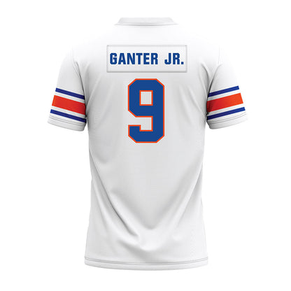 Boise State - NCAA Football : Derek Ganter Jr. - White Premium Football Jersey-1