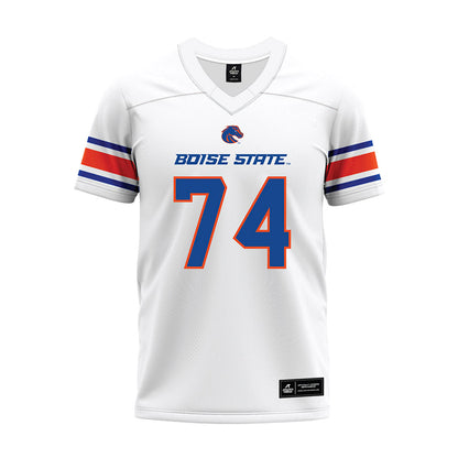 Boise State - NCAA Football : Alma Taleni - White Premium Football Jersey-0
