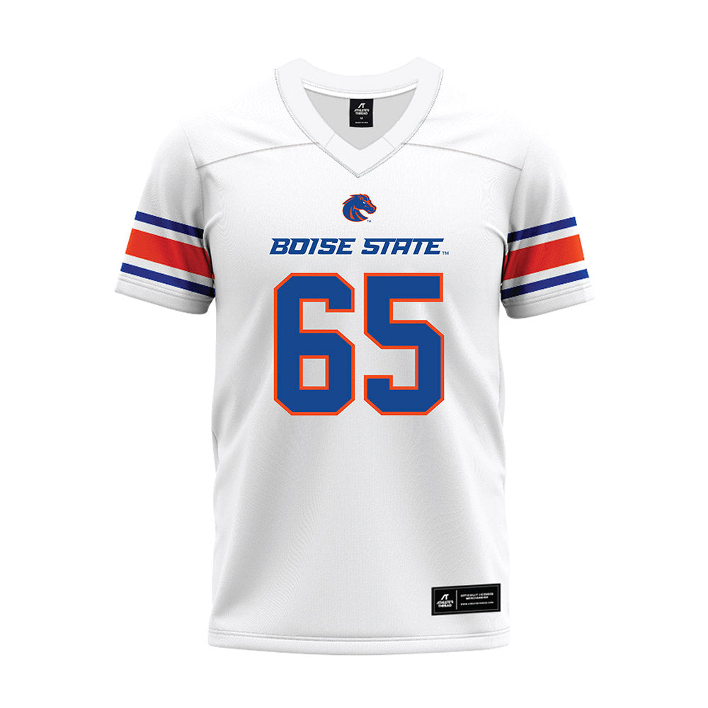 Boise State - NCAA Football : Ashton Kershner - White Premium Football Jersey-0