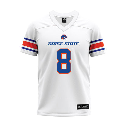 Boise State - NCAA Football : Sherrod Smith - White Premium Football Jersey-0