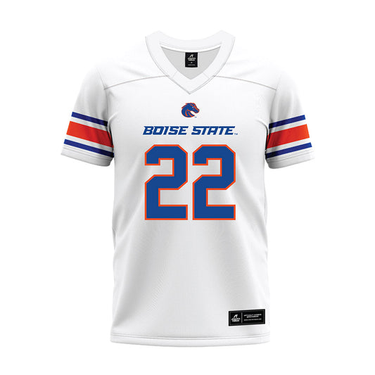 Boise State - NCAA Football : Juelz Goff - White Premium Football Jersey-0