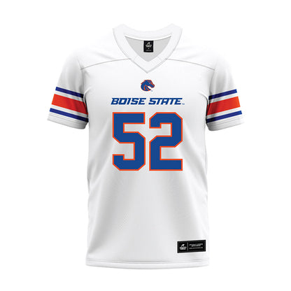Boise State - NCAA Football : Stewart Taufa - White Premium Football Jersey-0