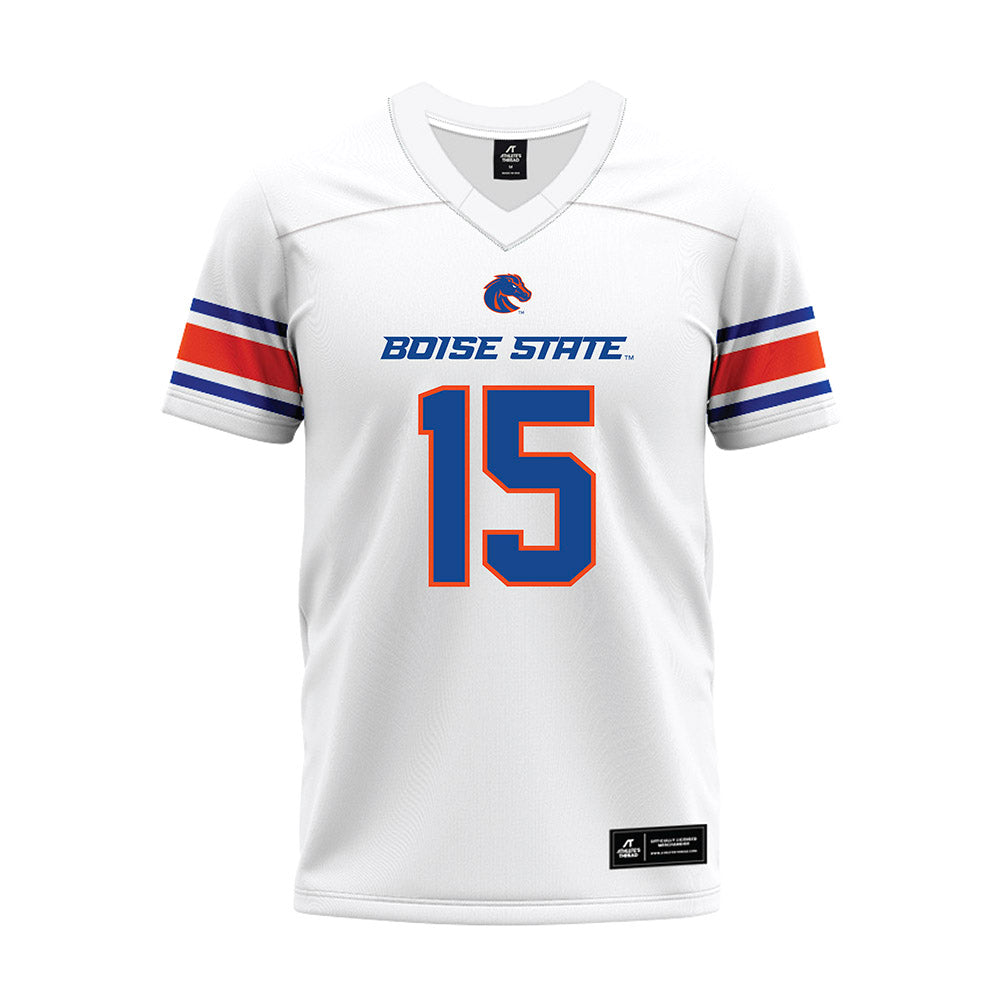 Boise State - NCAA Football : Colt Fulton - White Premium Football Jersey